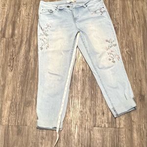 Royalty For Me mid rise jeans, size 12